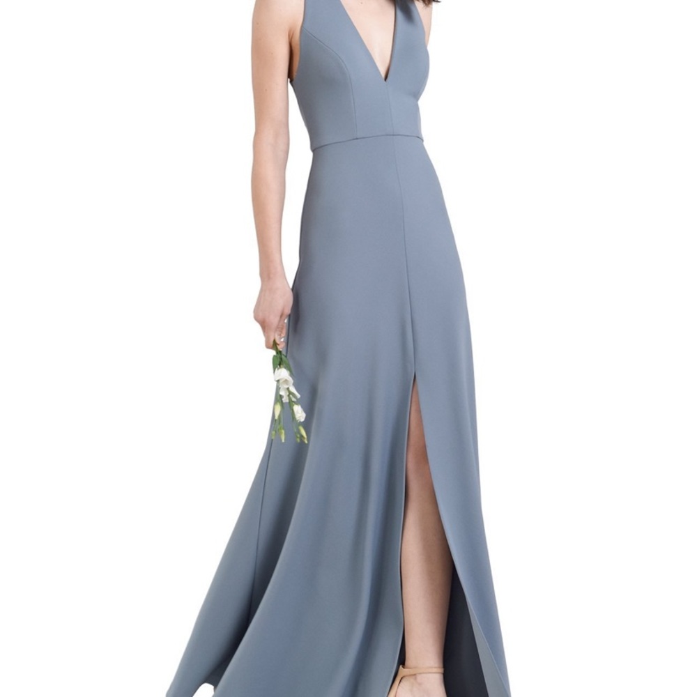 Jenny Yoo Mayan blue Margot dress size 4